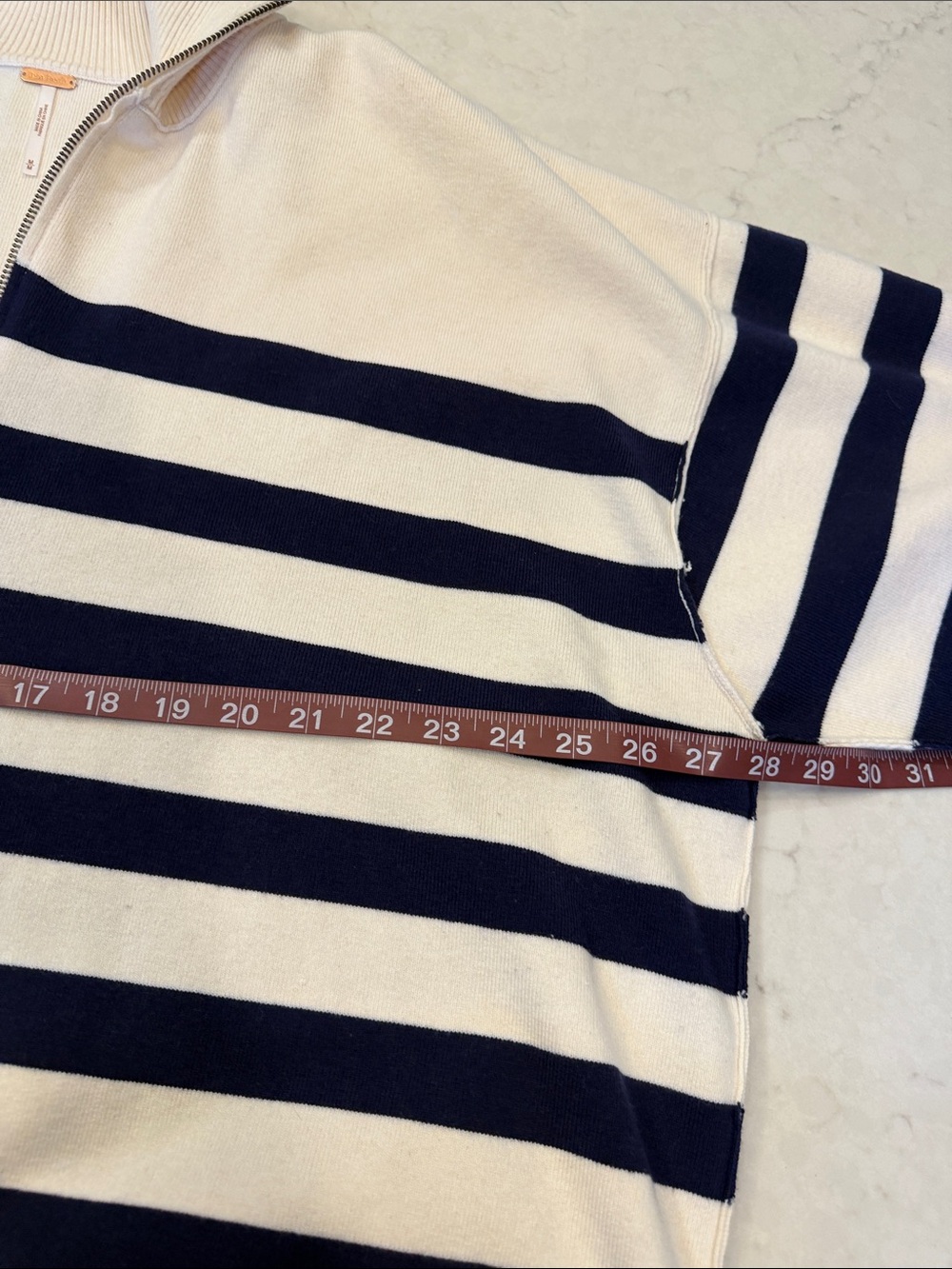 Free People Coastal Stripe Pullover Size Medium - Picture 9 of 10